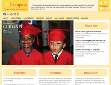 Tablet Screenshot of compassprobono.org